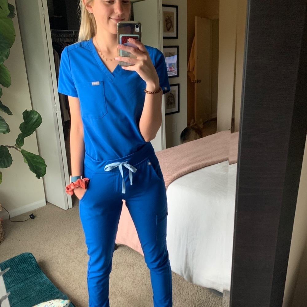 Royal Blue Figs Scrubs